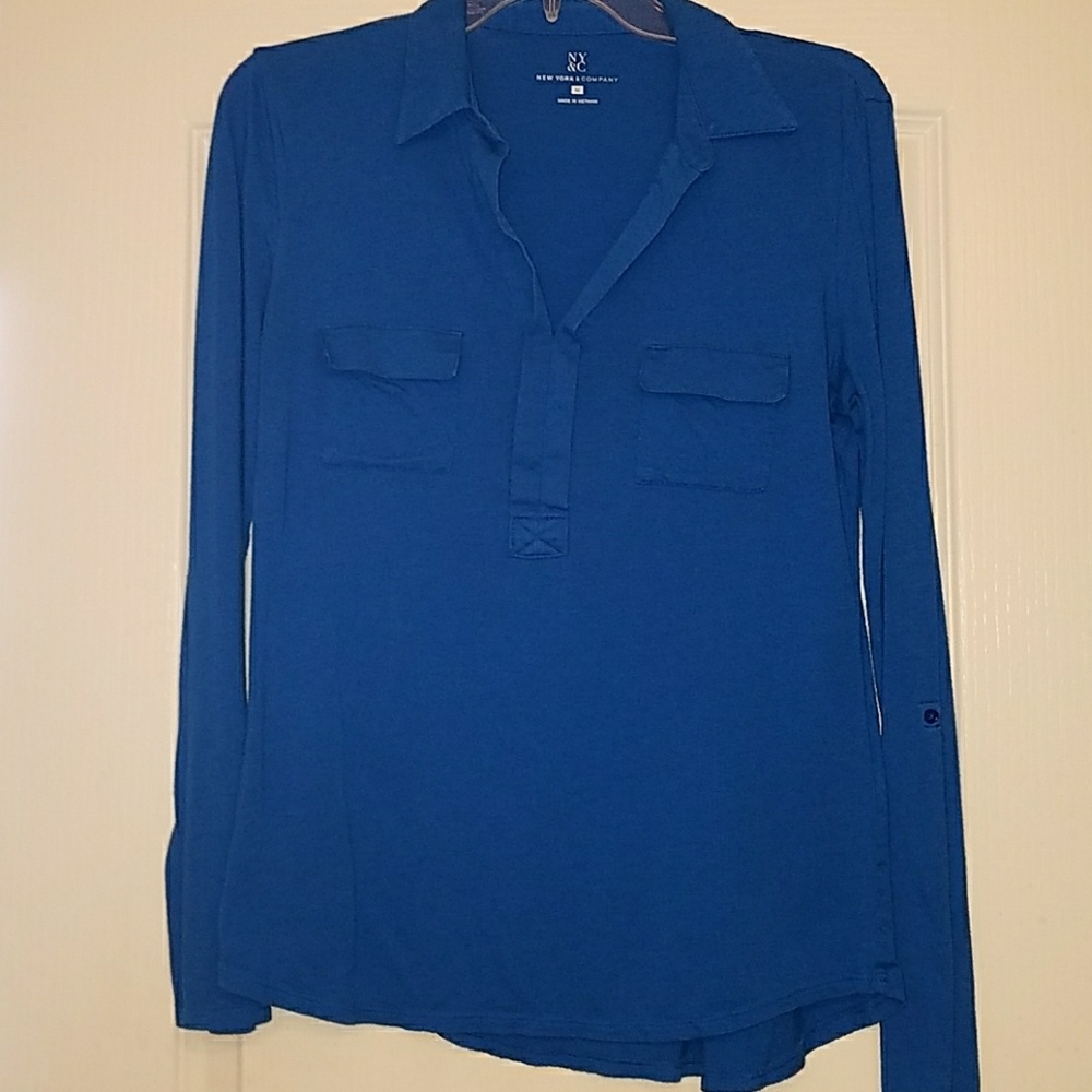 Blue NY&Co blouse